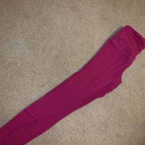 Lululemon align pants size 6 hot pink
